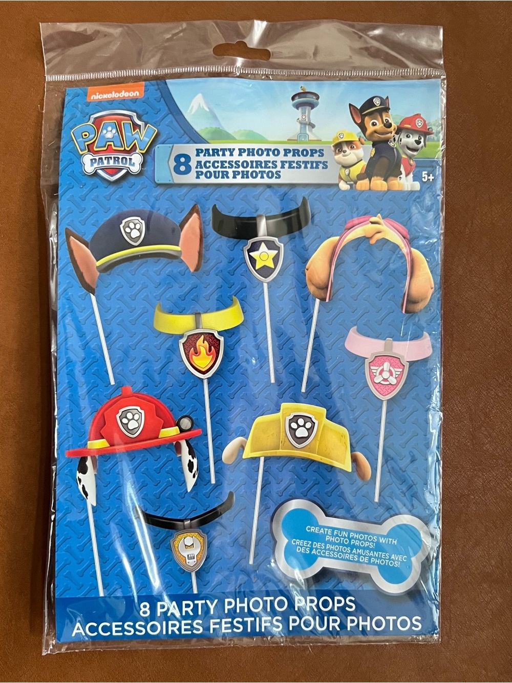 Paw Patrol Photo Booth Props Decoration 8 Count NWT